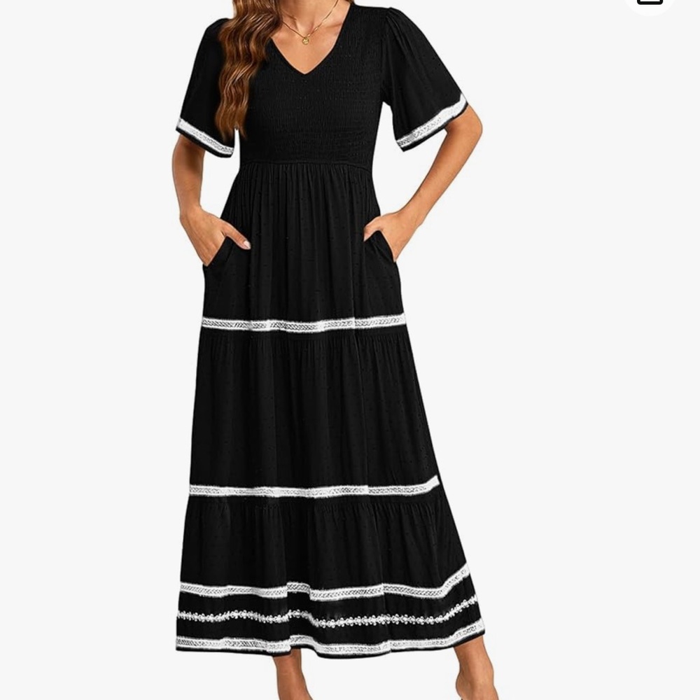 Women’s casual maxi dress. Size L - New with tags